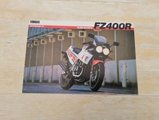 RARE JAPANESE YAMAHA FZ400R BROCHURE