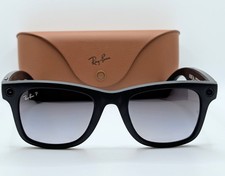 NEW No Box Meta Ray Ban-Wayfarer Sunglasses-Matte Black-Graphite Polarized..