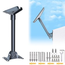 Straight Pipe Wall Mount with Pin Base Adjustable Bracket for Starlink Gen3 V3