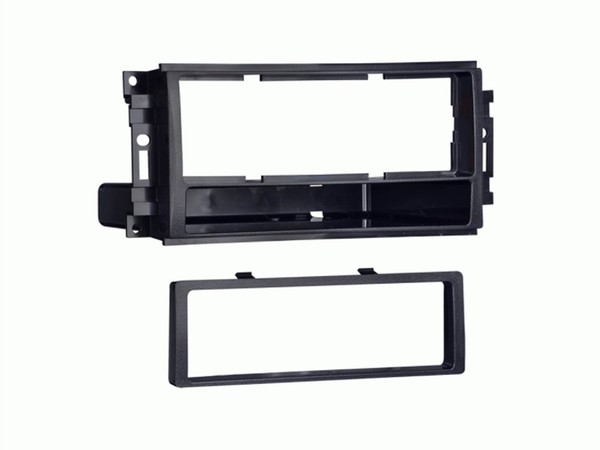 Autoradioblende Einbaurahmen 1-DIN Schwarz Montagerahmen FüR Lancia Voyager-image