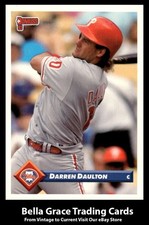 1993 Leaf Donruss Darren Daulton #92 Philadelphia Phillies MLB Baseball 