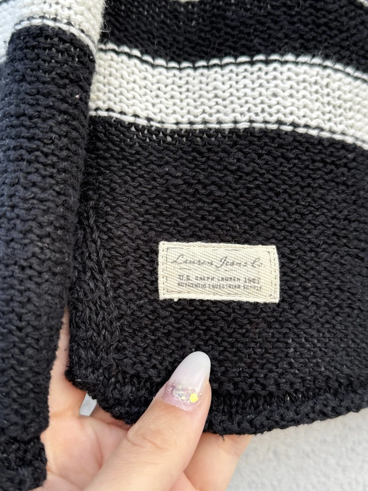 Suéter para mujer Lauren Ralph Lauren Jeans Co. mezcla de lino algodón mediano EX Foto 4 de 4