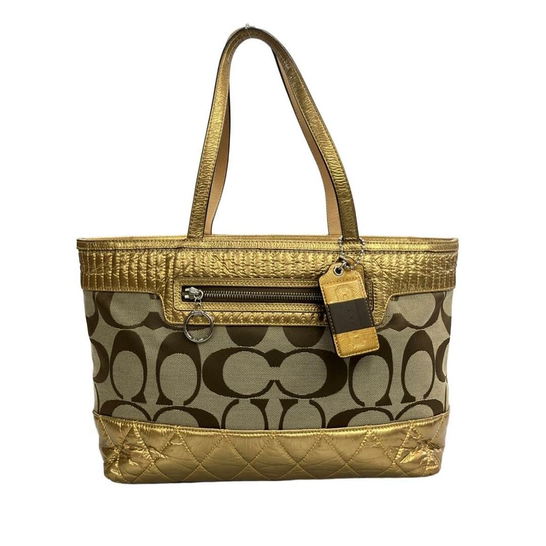 Coach Tote Bag 18676 with Handle Damage and Root Peel on Opening 17ee4