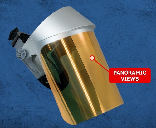 Heat Reflective Face Shield - Ratchet Headgear - Picture 5 of 5