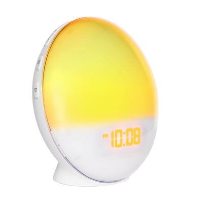 TT-SMCLK-08 TECH THEORY SmartClock Sunrise Simulation Alarm Clock - Yellow