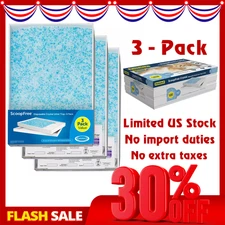 PetSafe ScoopFree Crystal Litter Tray Refill 3 Pack Fresh Scent Leak Protection