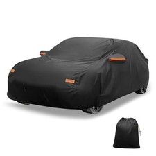 Car Cover Outdoor Waterproof Sun Rain Snow Hail Protection with Left Side