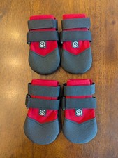 Ultra Paws Durable Dog Boots Size 4/S Washable Reusable Red NEW Skid Resistant
