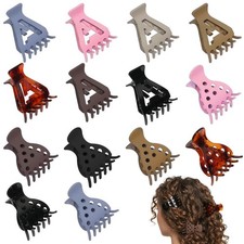 14pcs Hair Clip Set for Women Girls 2 Styles x 7pcs, Multiple colors
