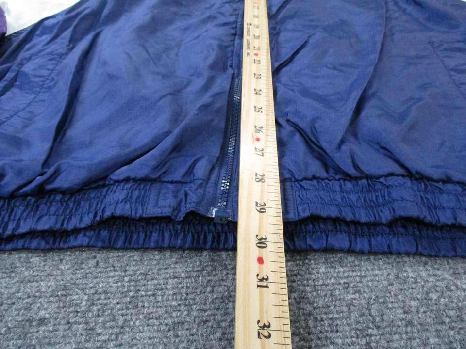 Jaqueta Nike masculina vintage XL náilon leve golfe logotipo atlético pista chuva retrô - Imagem 4 de 4