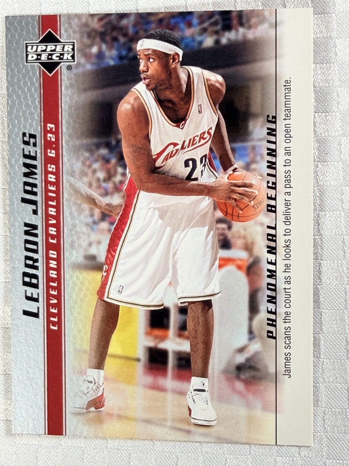 LeBron James #17 Basketball Cards 2003 Upper Deck Phenomenal Beginning trading card — raw and PSA graded price guide