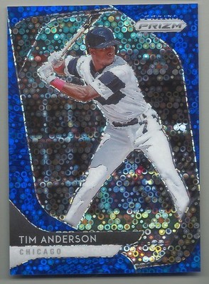 ks 2020 Panini Prizm Tim Anderson #161 Blue Donut Circles /199 White Sox