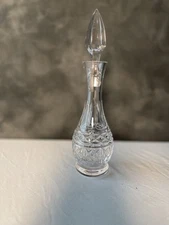 Waterford Waterford Crystal Cut Glass Decanter with Stopper – 10” Tall - Ireland