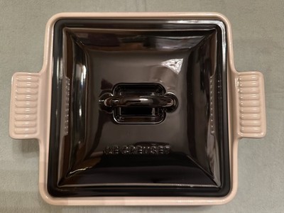 Le Creuset Second Choix Black Onyx 23cm Square Heritage Dish With Lid