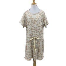 Rebecca Taylor Sweater Dress Womens S Animal French Terry Cloth Raglan Sleeves
