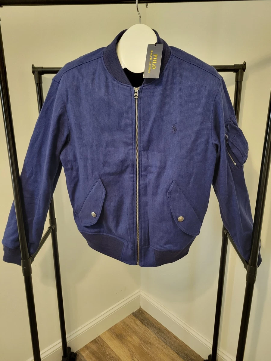 Polo ralph lauren navy clearance bomber jacket
