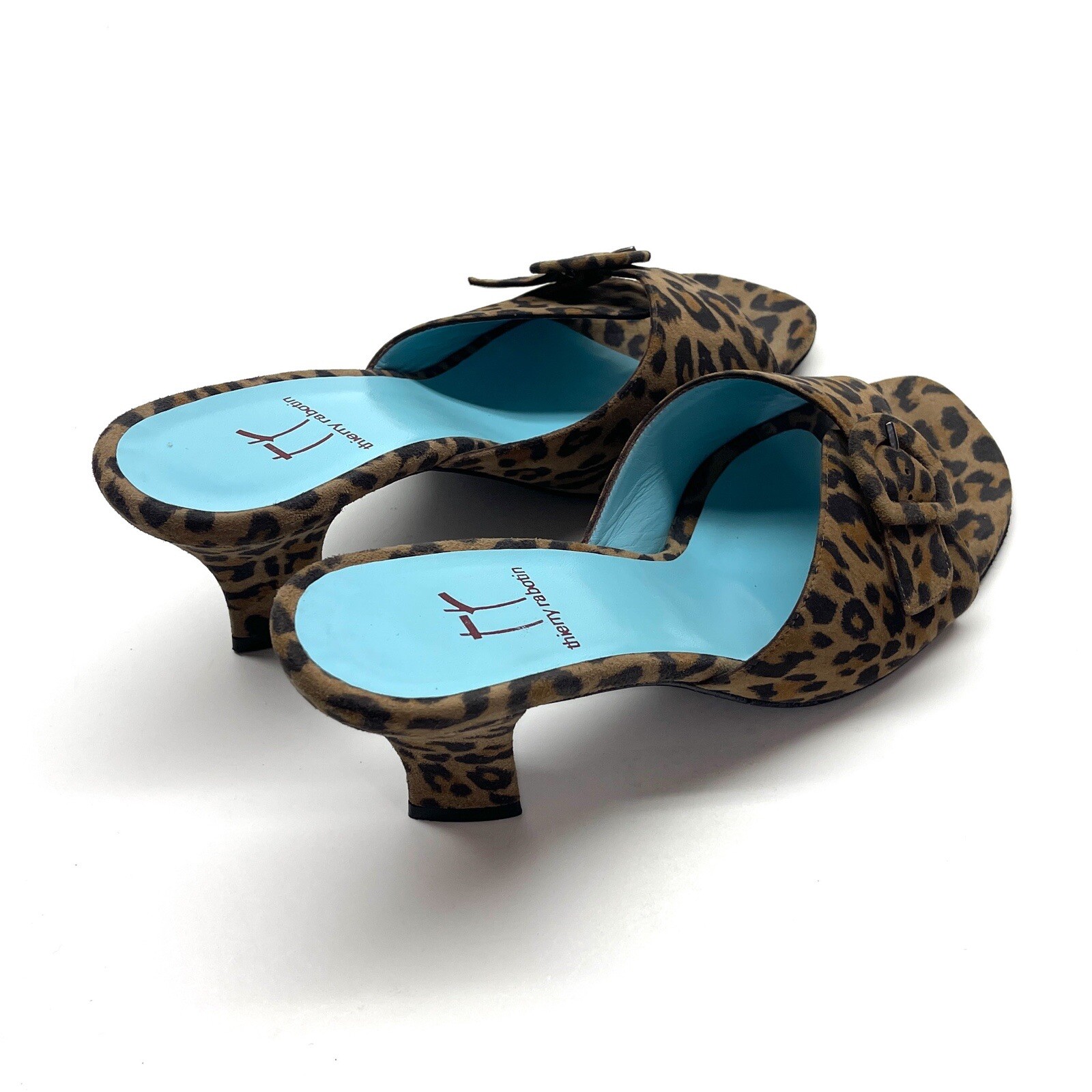 THIERRY RABOTIN Leopard Pattern Slip On Pump Heel… - image 10