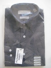 NICK GRAHAM EVERYWHERE MODERN FIT SHIRT 15.5 34/35 Navy 65