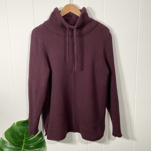 burgundy tunic sweater
