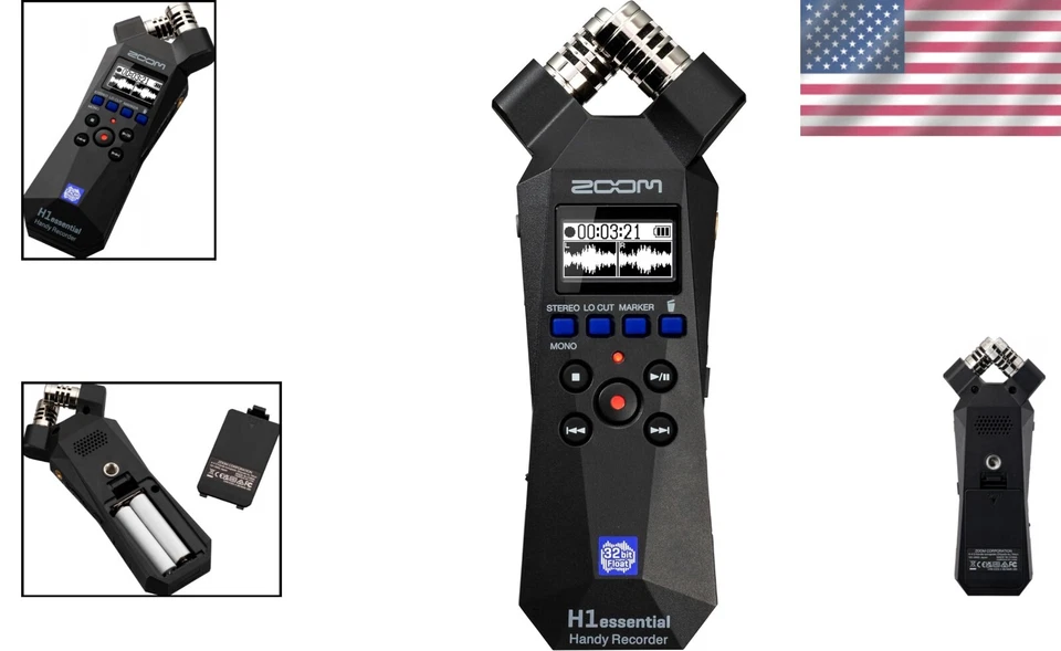 High-Quality Stereo Handy Recorder with Accessibility & Lightweight Design - Image 2 of 4