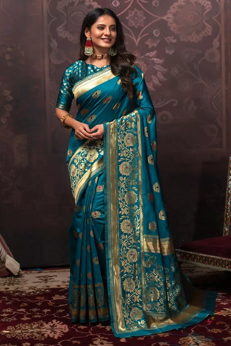 Party wear pattu saree sale