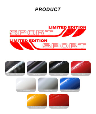 For Toyota Prado J150 2010-2023 Decor Stickers Car Body Door Side