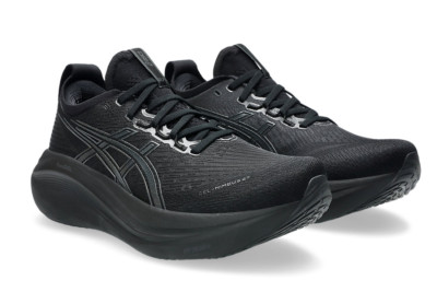 ASICS GEL-NIMBUS 27 1011B958 001 Running Shoes Black/Graphite Grey New in Box