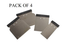 ProDec Filling Knives Set Flexible Stainless Steel Blade Putty Filler Knife 4Pcs