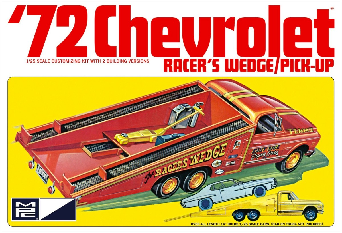 1:25 MPC 1972 Chevrolet RACER'S WEDGE RAMP TRUCK HAULER