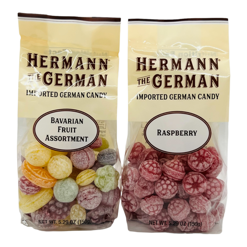 Hermann the German Candy Old Fashioned Hard Candy Raspberry OR Fruit ...