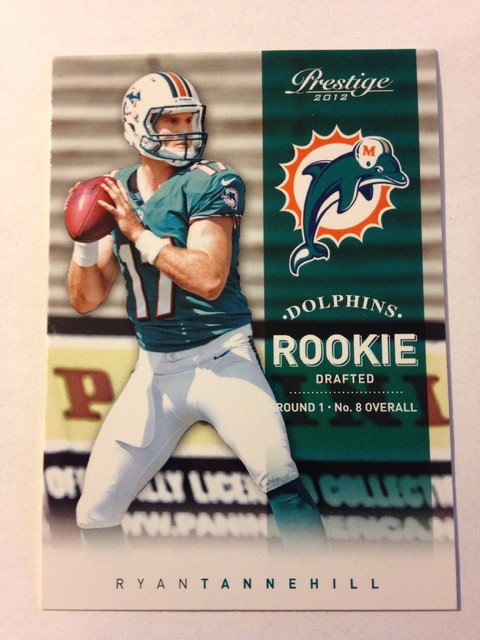 2012 Prestige Football Card 231A Ryan Tannehill Rookie EBay