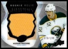 2016-17 Upper Deck ICE Rookie Relic Jumbos Hudson Fasching Rookie 073/199