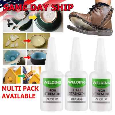 1~5PC Jue Fish Welding High-Strength Oily Glue Uniglue Universal Super Glue 50g