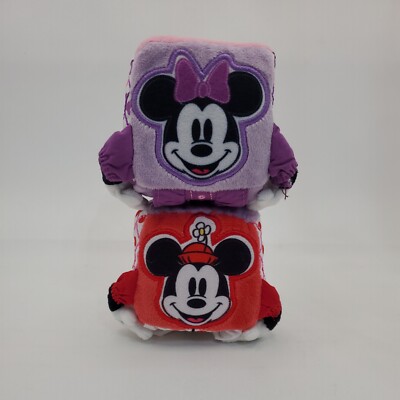 2 Minnie Mouse Soft Blocks for Baby