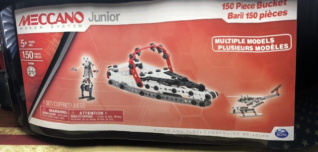 meccano 150 piece bucket