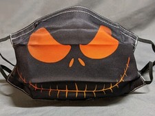 Halloween Nightmare Before Christmas Adult Facemask With Filter Pocket