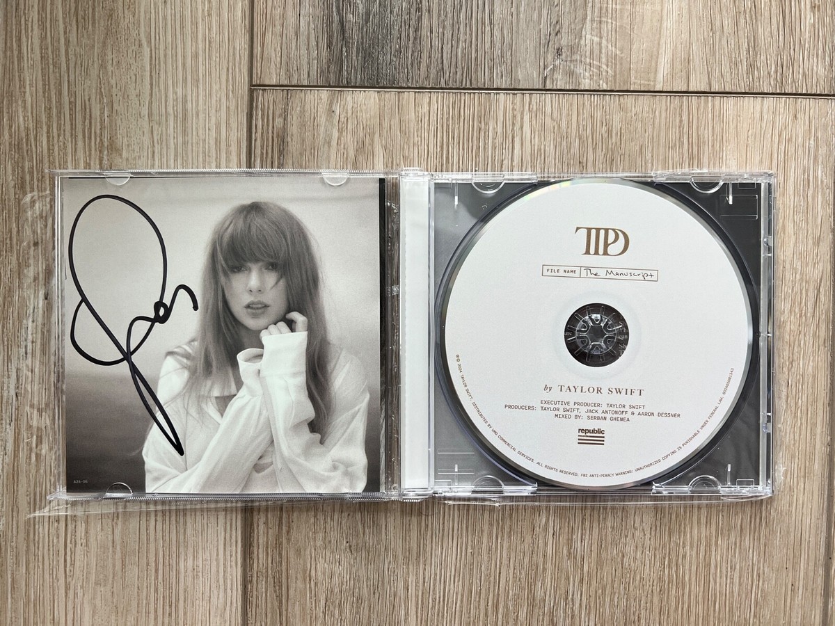 サイン入り CD「The Tortured Poets Department 」 Taylor Swift
