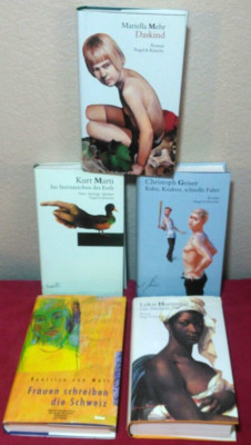 LOT of 5 German HD books Die Mohrin Im Sternzeichen des Esels Frauen schreiben d