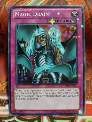 Yugioh Magic Drain Starfoil Rare BP01-EN090 Lightly Played