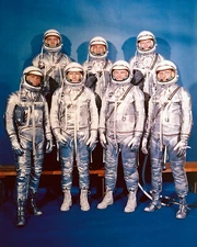 MERCURY 7 ASTRONAUTS NASA  8X10 GLOSSY PHOTO PICTURE IMAGE #2