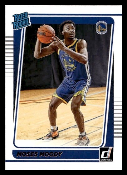 2021 Donruss #234 Moses Moody Rookie Warriors