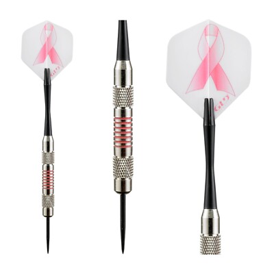 Fat Cat Breast Cancer Steel Tip Dart Set 20 Grams - Free Shipping