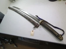 WWII ARMY OFFICERS JAPANESE KATANA SAMURAI SWORD & QUALITY SCABBARD KANEHIRO C27