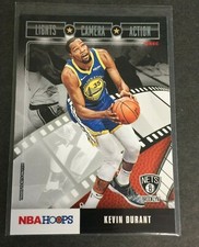 2019-20 BASKETBALL CARD HOOPS LIGHTS CAMERA  ACTION KEVIN DURANT FREE S&H #1