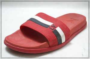 louis vuitton red slippers