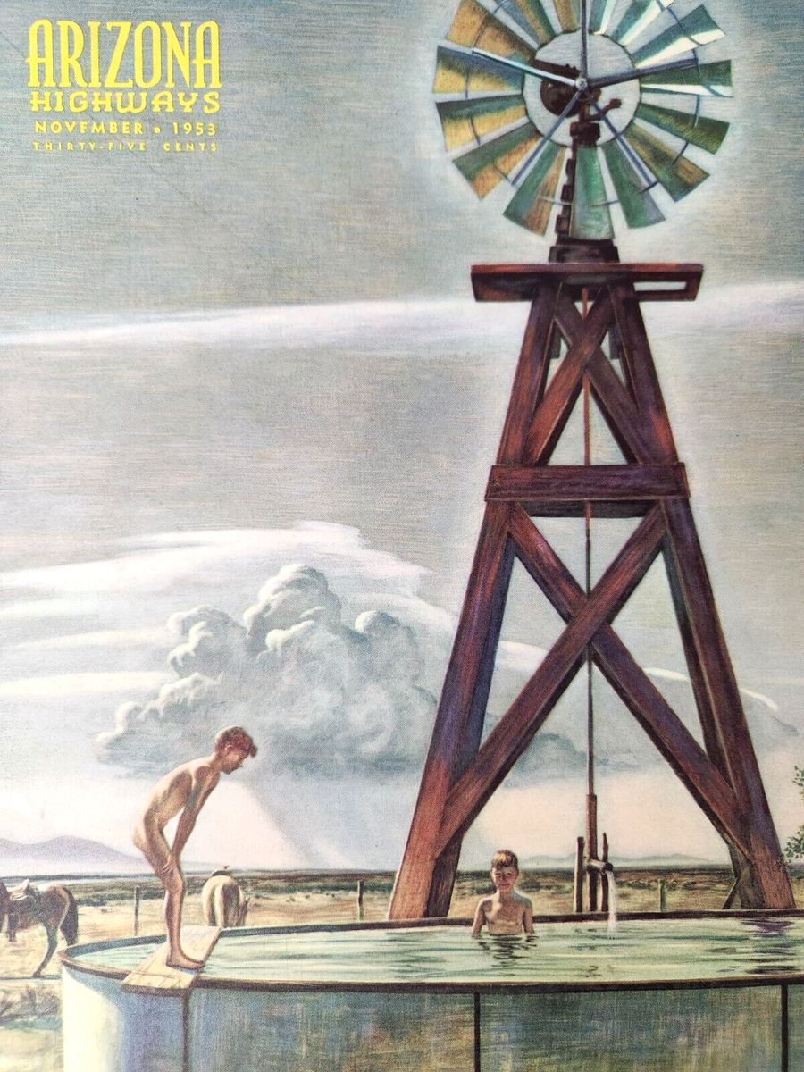 Arizona Highways 1953年8月 アリゾナハイウェイ Arizona