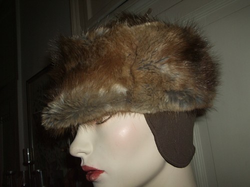 CAPPELLO COLBACCO UOMO HAT HUT PELLICCIA FUR PELZ RAT MUSQUE RIVER MINK  VISONE | eBay