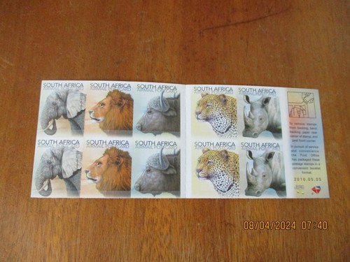 South Africa 2010 - The Big Five - Stamp Booklet - SgB70 - Picture 3 of 3