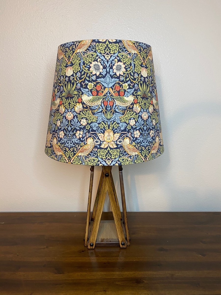 William Morris Strawberry Thief Navy Handmade Lampshade | eBay