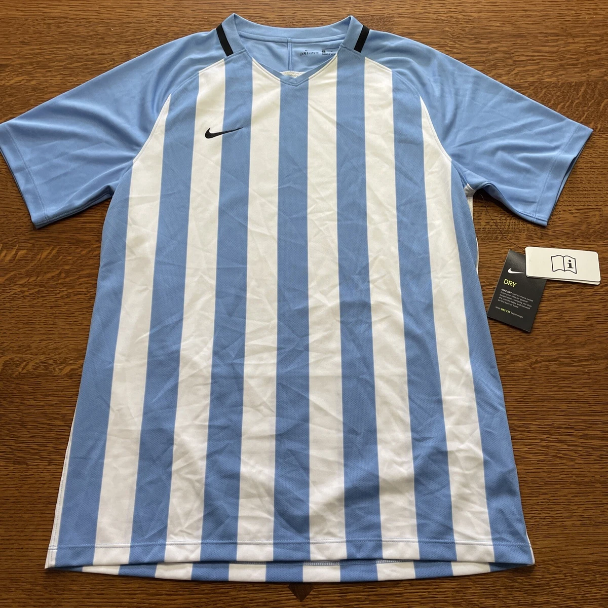 Mojado Fortalecer Hervir Nike Dri-Fit Mens Soccer Futbol Game Jersey Argentina Stripe Size M NWT |  eBay